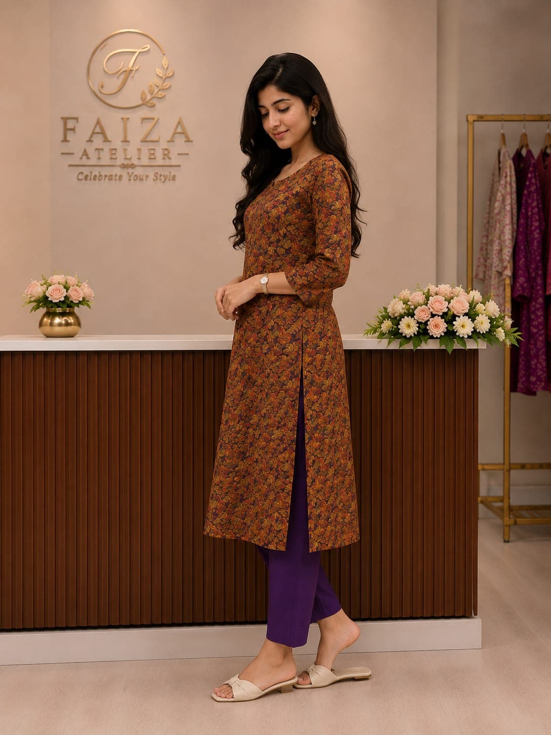 Digital Floral Kurti