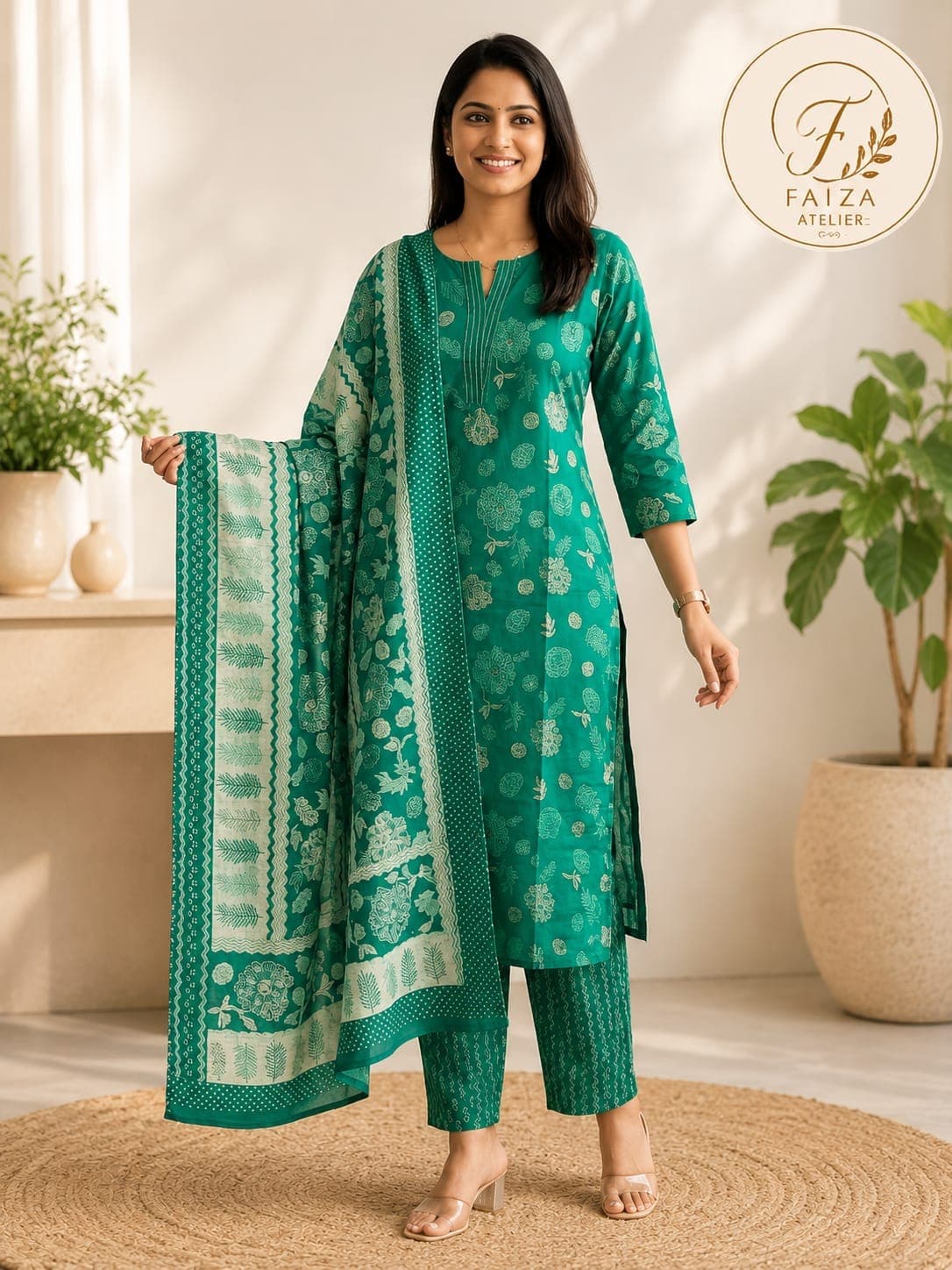 Rayon Kurta 3 Pc Set