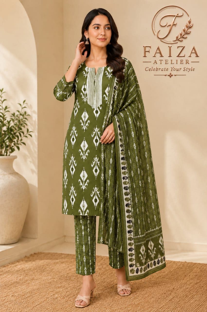 Rayon Kurta 3 Pc Set
