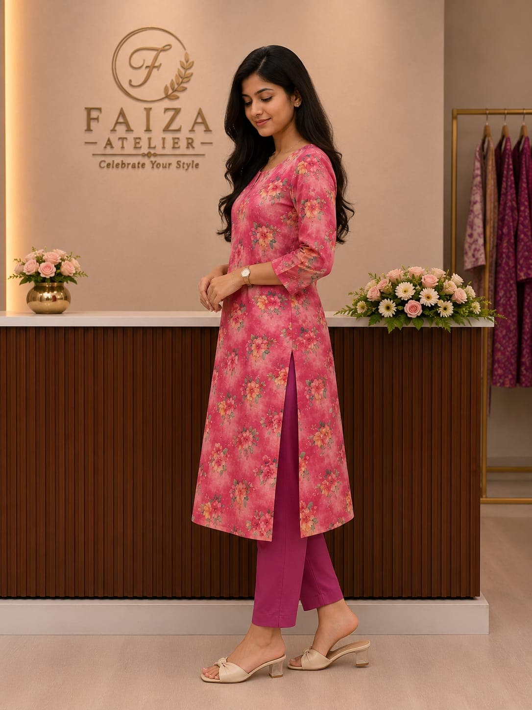 Digital Floral Kurti
