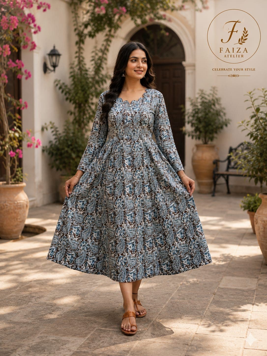 The Kalamkari Umbrella Top